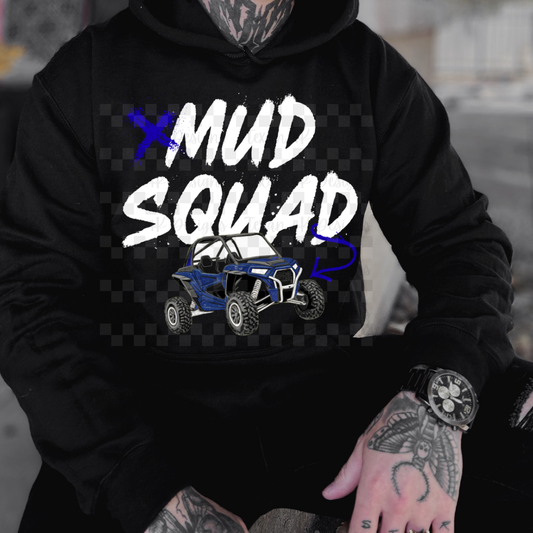 mud squad blue -  DIGITAL PNG