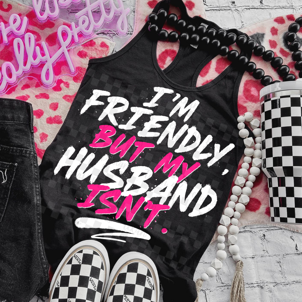 i'm friendly (husband) -  2 DIGITAL PNG