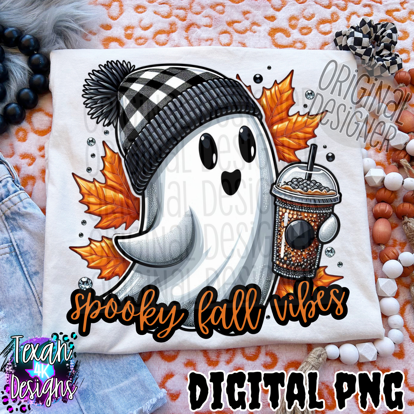 spooky fall vibes - DIGITAL PNG