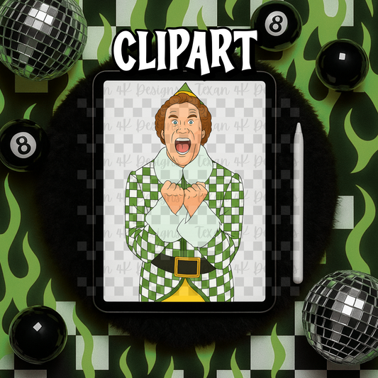 elf buddy - clipart