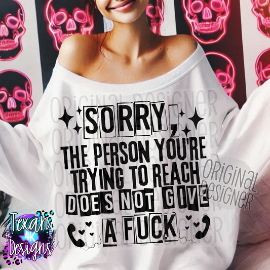 sorry - 2 DIGITAL PNG