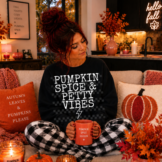 pumpkin spice & petty vibes -  2 DIGITAL PNG