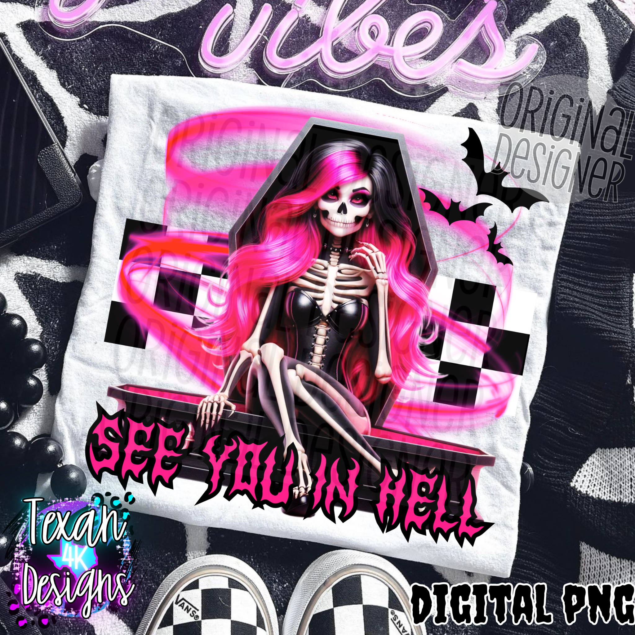see you in hell black - DIGITAL PNG – Texan 4K Designs