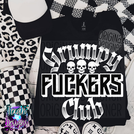 grumpy F club - 2 DIGITAL PNG
