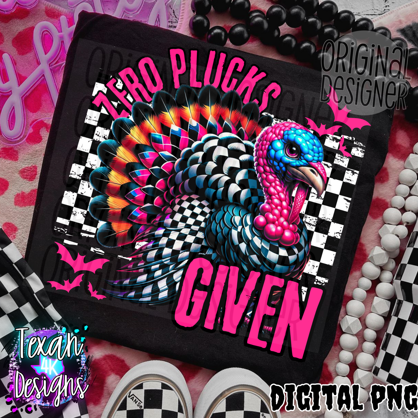 zero plucks given - DIGITAL PNG