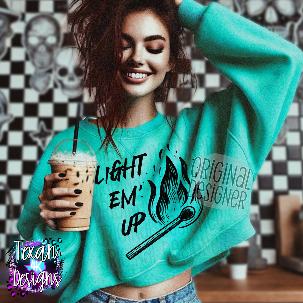 light em' up - 2 DIGITAL PNG – Texan 4K Designs