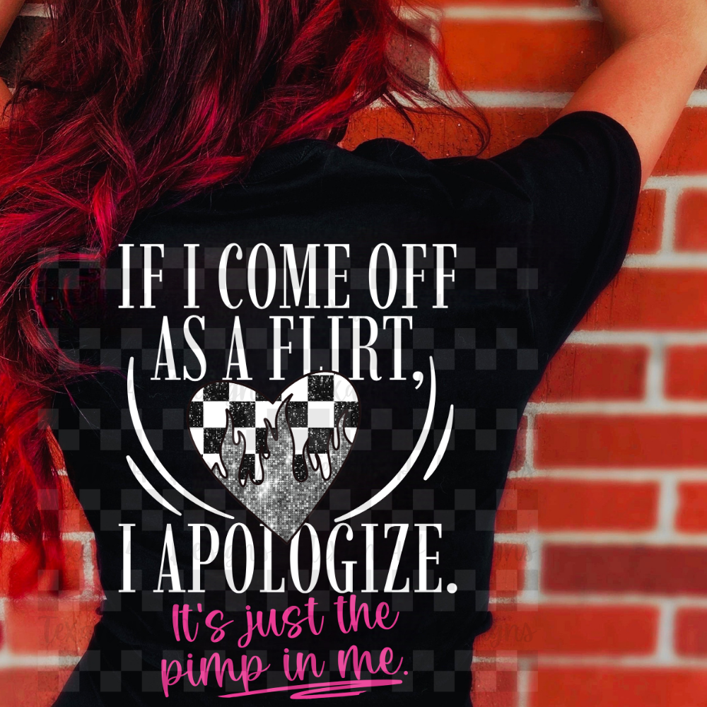not a flirt -  4 DIGITAL PNG