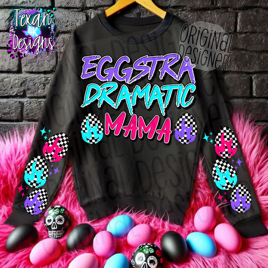 eggstra dramatic mama - DIGITAL PNG