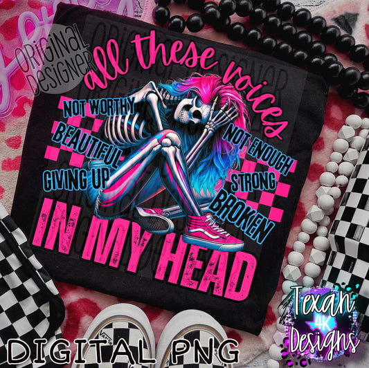 all these voices  - DIGITAL PNG