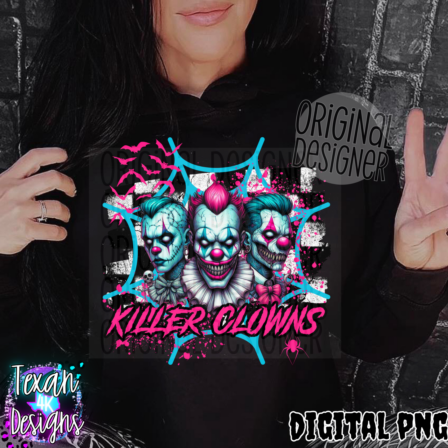 killer clowns - DIGITAL PNG