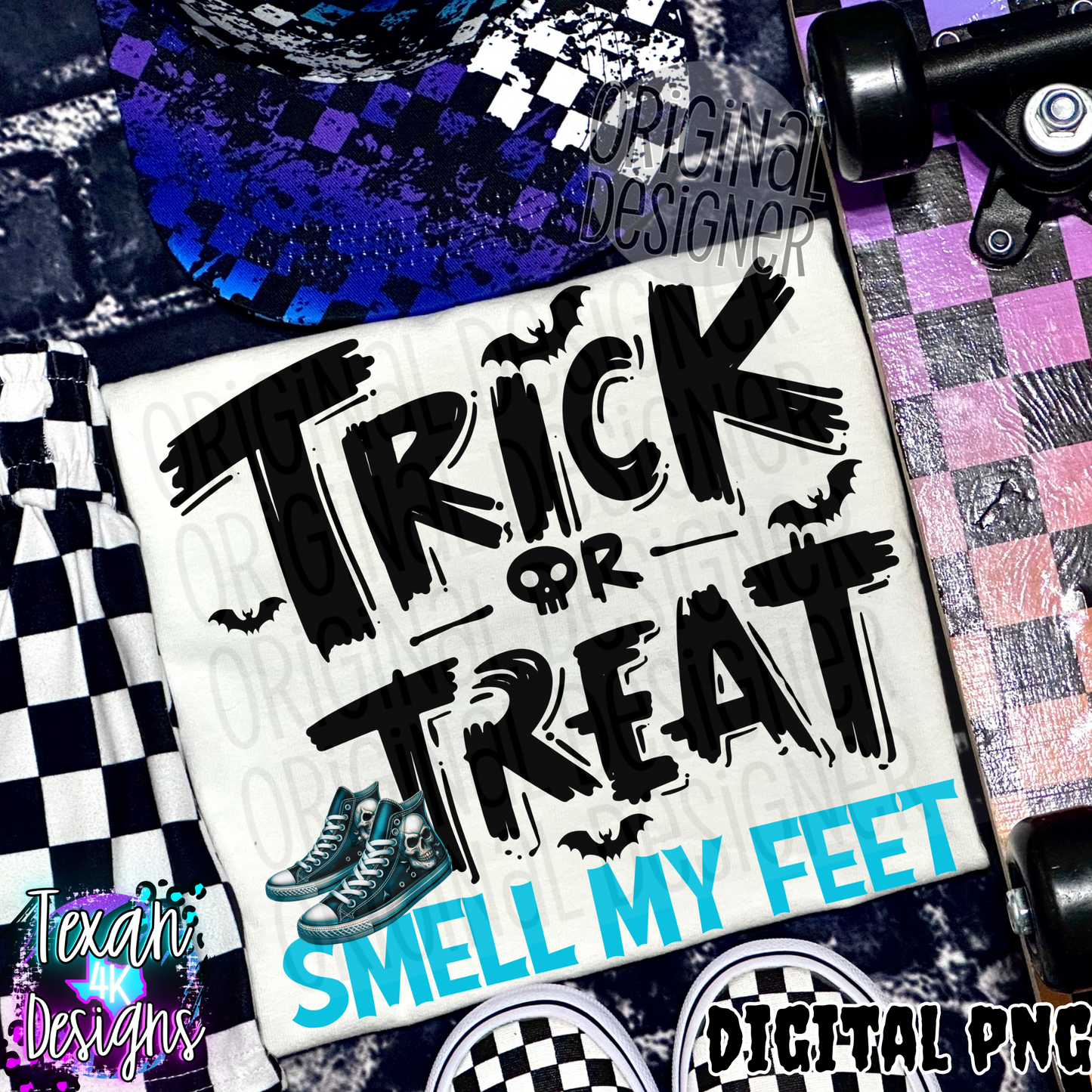 trick or treat smell my feet boy edition - DIGITAL PNG