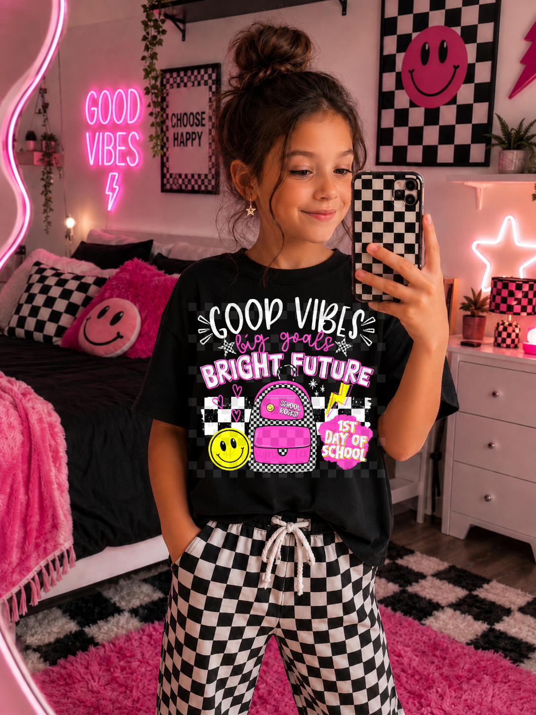 good vibes big goals bright future -  2 DIGITAL PNG