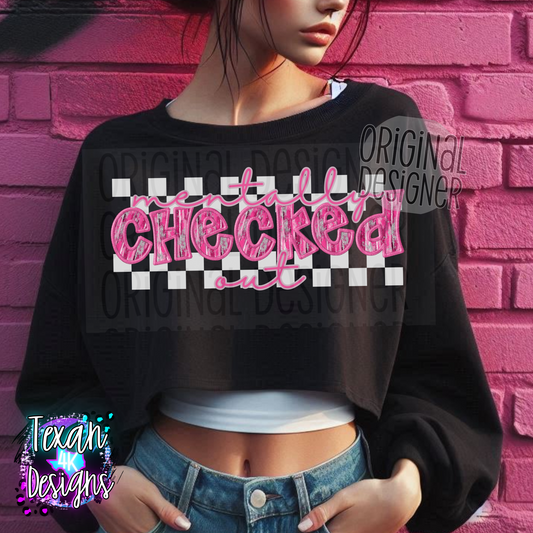 mentally checked out - DIGITAL PNG