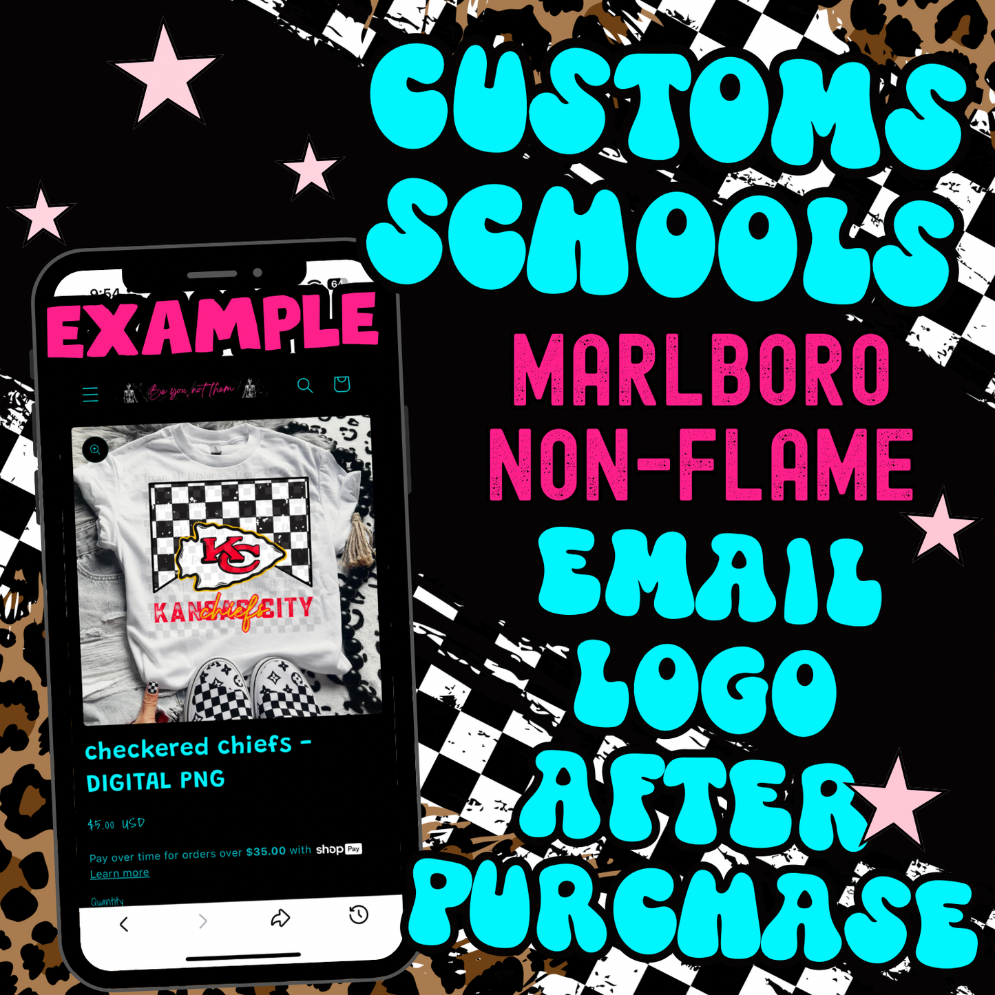 CUSTOM MARLBORO NON-FLAME -  DIGITAL PNG