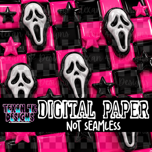 checkered GF stars - DIGITAL PAPER