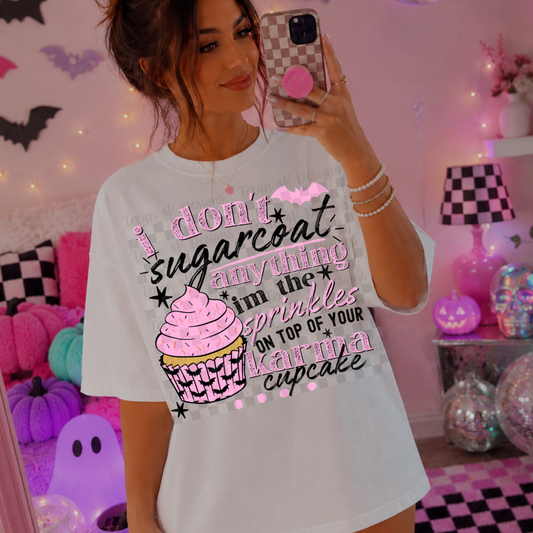 i don't sugarcoat (black)  - DIGITAL PNG
