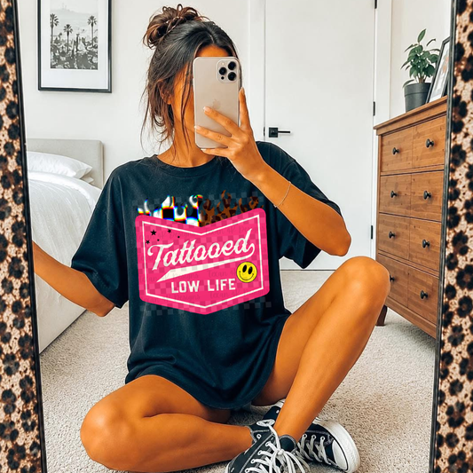 tattooed low life pink - DIGITAL PNG