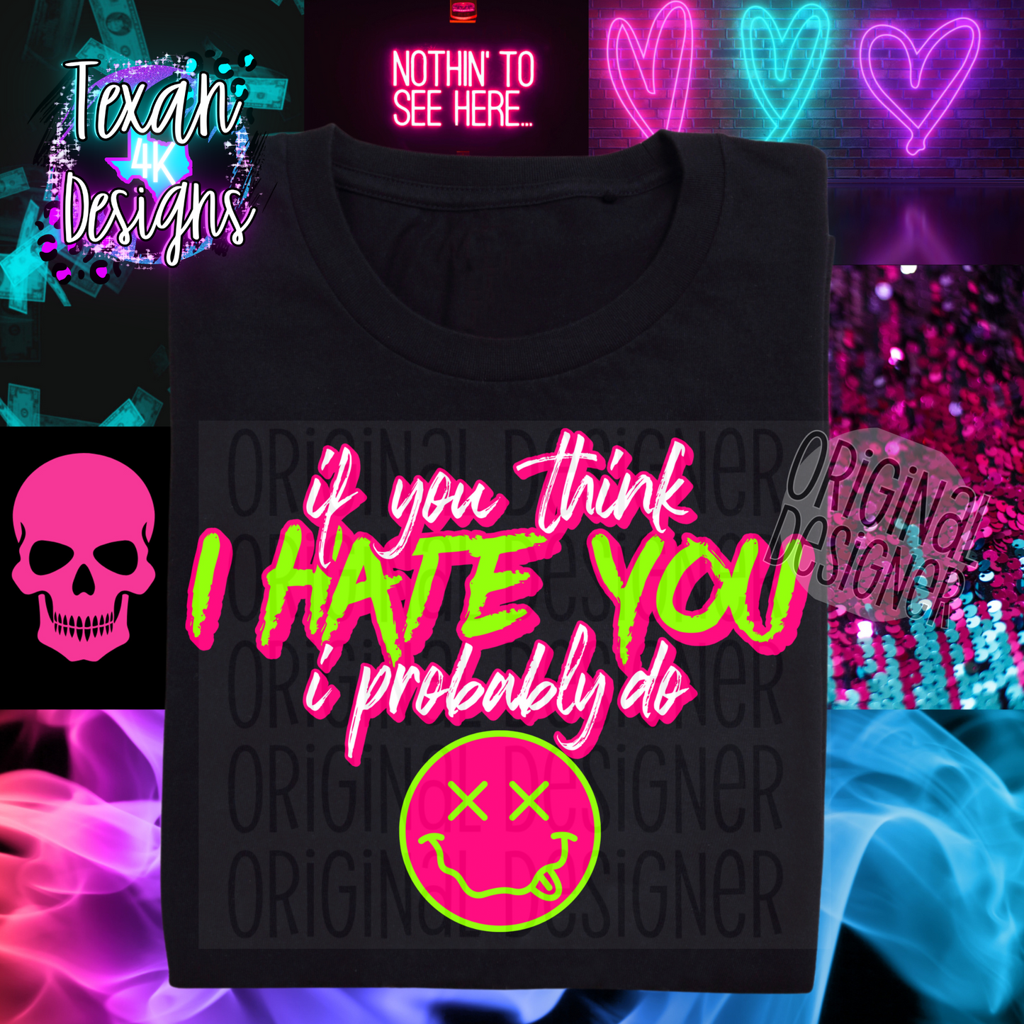 if you think i hate you - 4 DIGITAL PNG