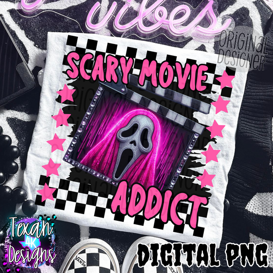 scary movie addict - DIGITAL PNG