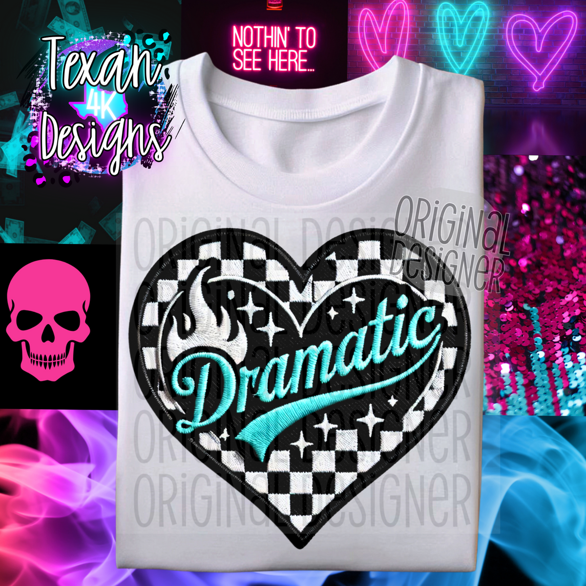 dramatic - DIGITAL PNG – Texan 4K Designs