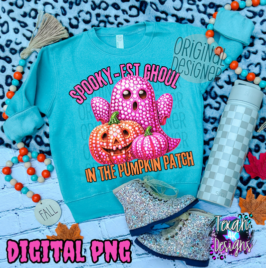 spooky-est ghoul in the pumpkin patch - DIGITAL PNG