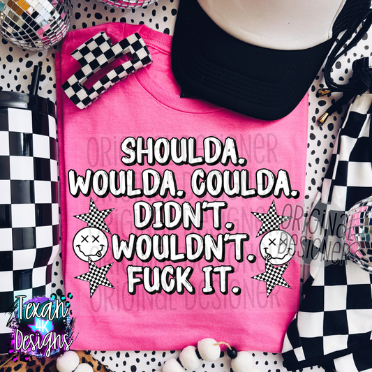 shoulda. woulda. coulda. - DIGITAL PNG