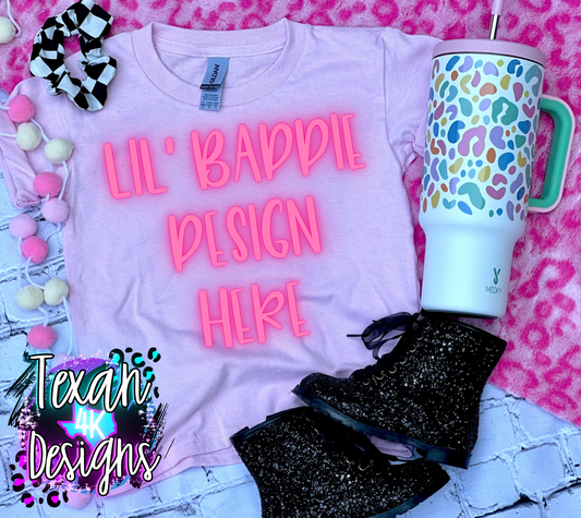 light pink shirt, toddler girl, checkered, leopard, edgy, preppy, flatlay mock up