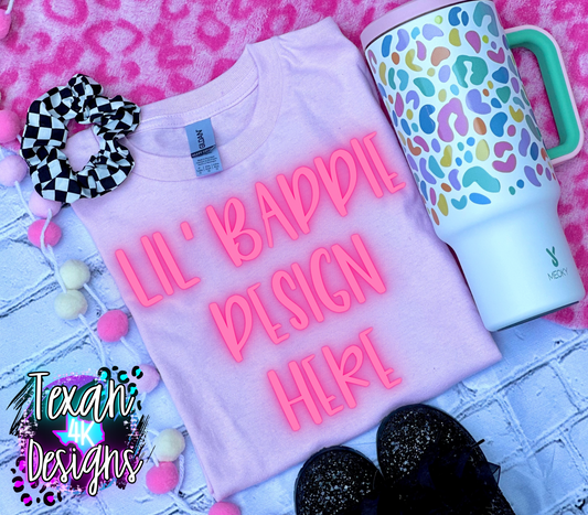 light pink shirt, toddler girl, checkered, leopard, edgy, preppy, flatlay mock up