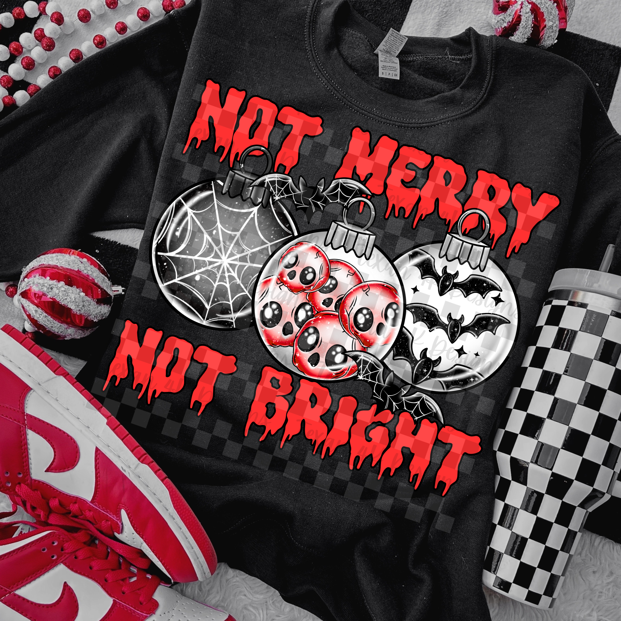 not merry not bright - DIGITAL PNG – Texan 4K Designs