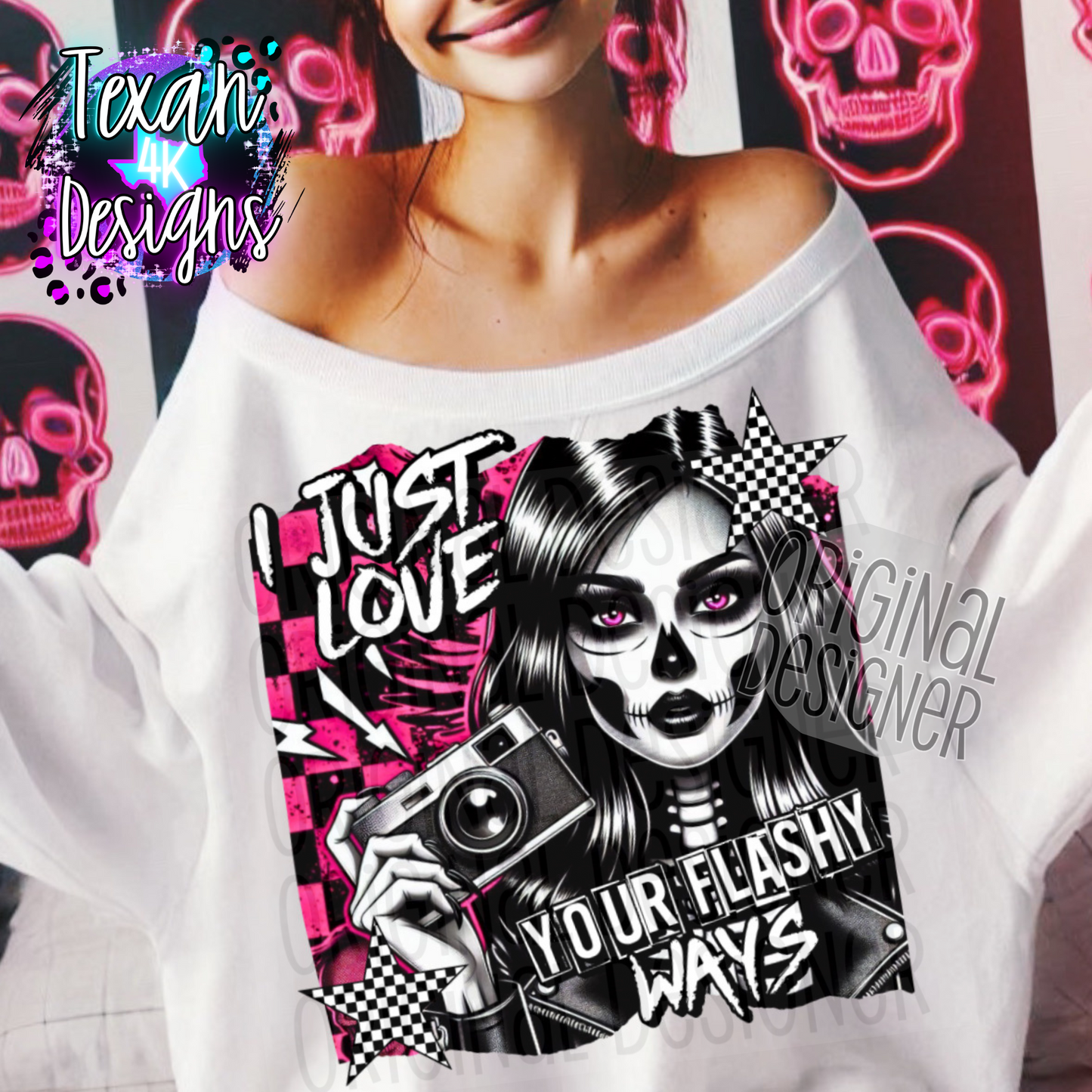 i just love your flashy ways - DIGITAL PNG