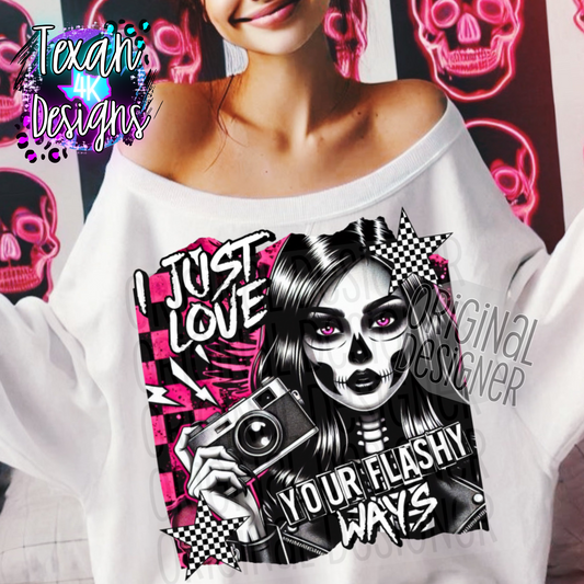 i just love your flashy ways - DIGITAL PNG