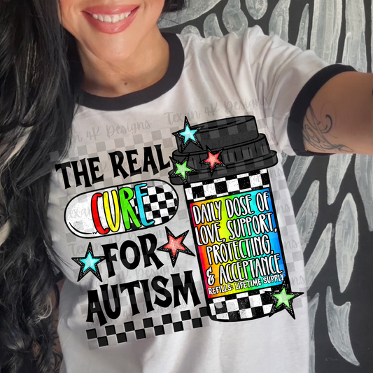 the real cure for autism -  2 DIGITAL PNG