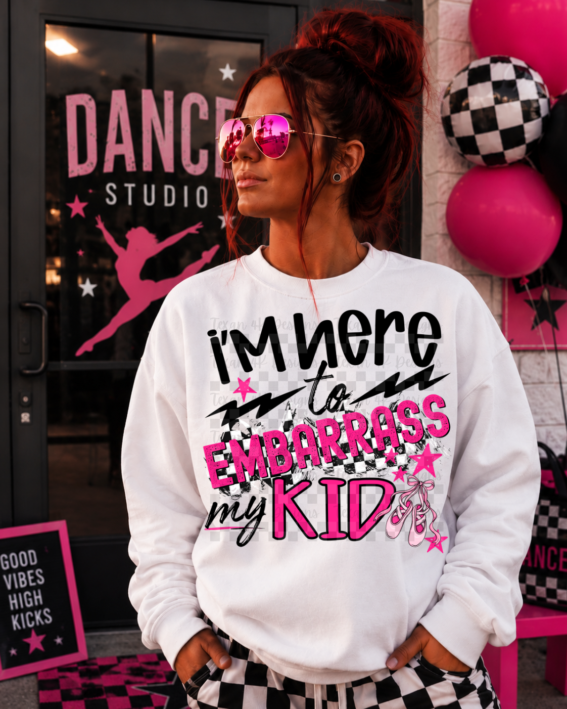 i'm here to embarrass my kid (dance)-  2 DIGITAL PNG