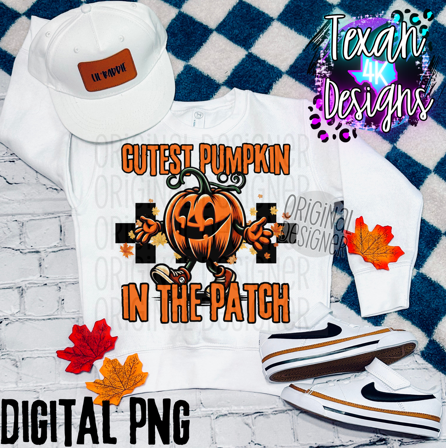 cutest pumpkin the patch - DIGITAL PNG