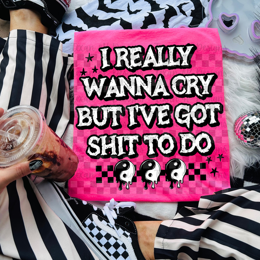 i really wanna cry -  DIGITAL PNG