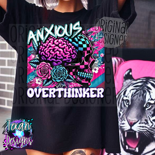 anxious overthinker - DIGITAL PNG