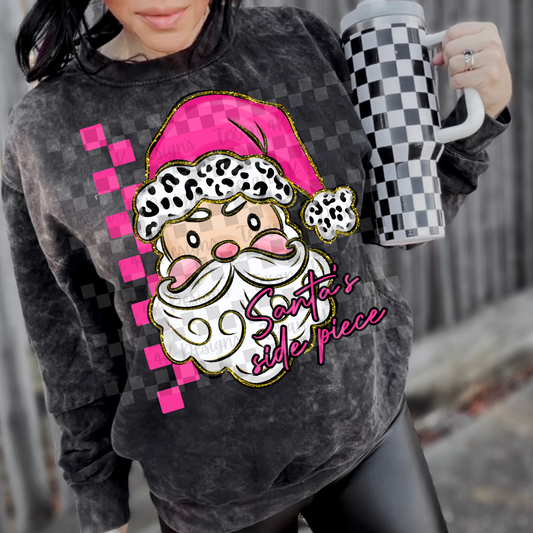 santa's side piece -  DIGITAL PNG
