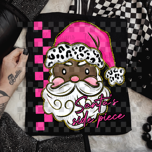 santa's side piece -  DIGITAL PNG
