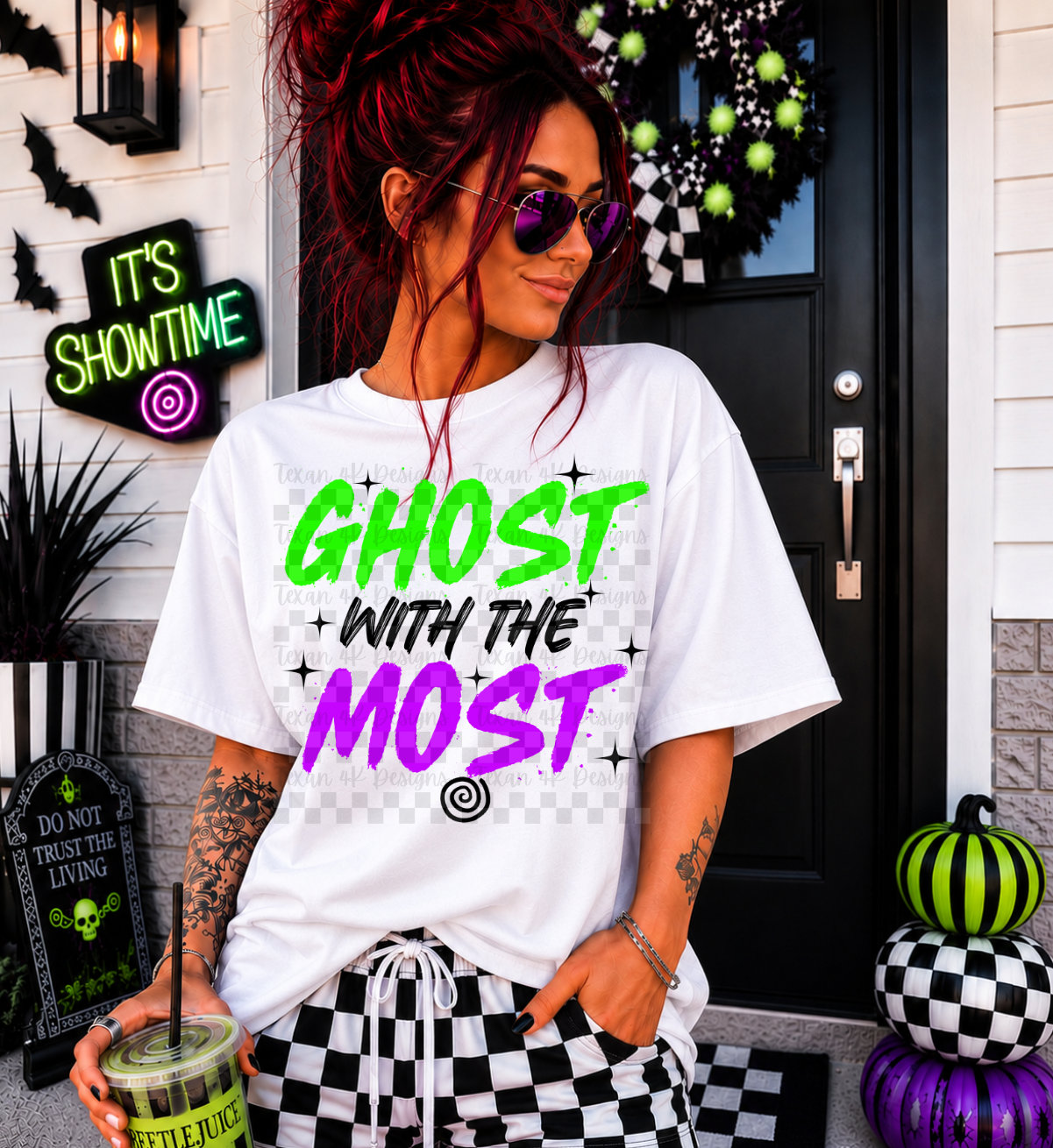ghost with the most -  2 DIGITAL PNG