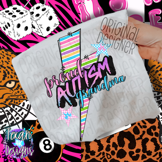 proud autism grandma - DIGITAL PNG