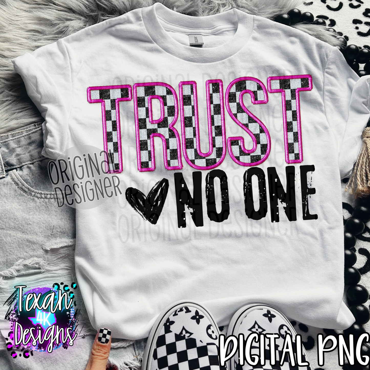 trust no one  - 2 DIGITAL PNG