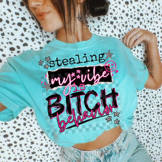 stealing my vibe  -  2 DIGITAL PNG