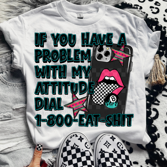 if you have a problem (black) -  DIGITAL PNG