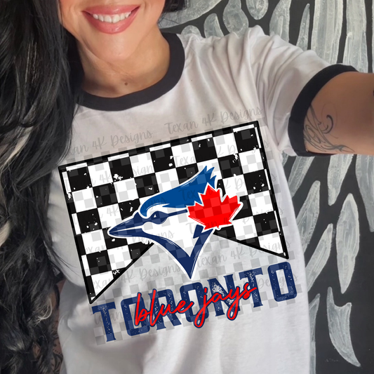 M checkered toronto -  DIGITAL PNG