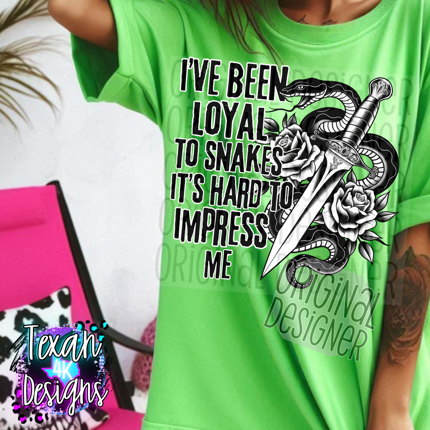 i've been loyal to snakes - DIGITAL PNG