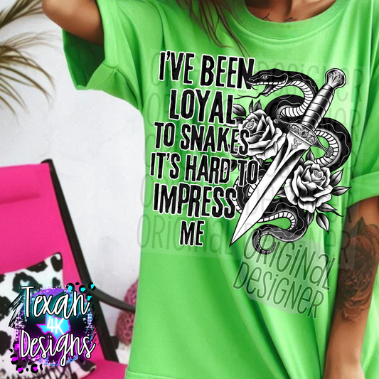 i've been loyal to snakes - DIGITAL PNG