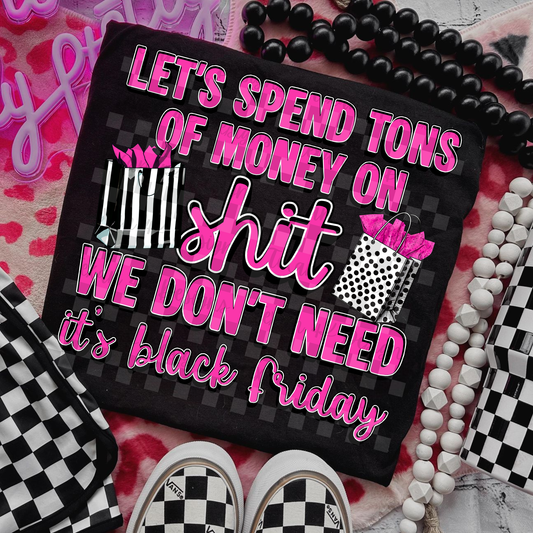 let's spend tons of money -  DIGITAL PNG