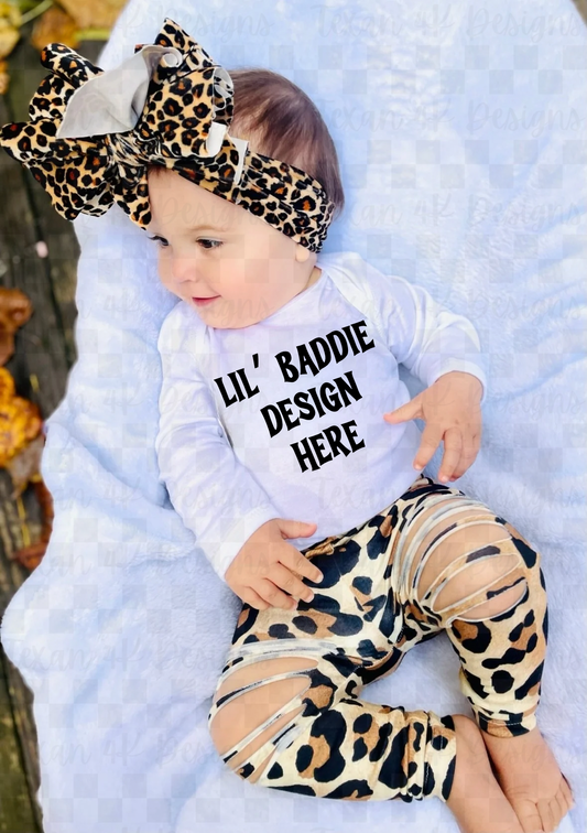 IRL white long sleeve onsie