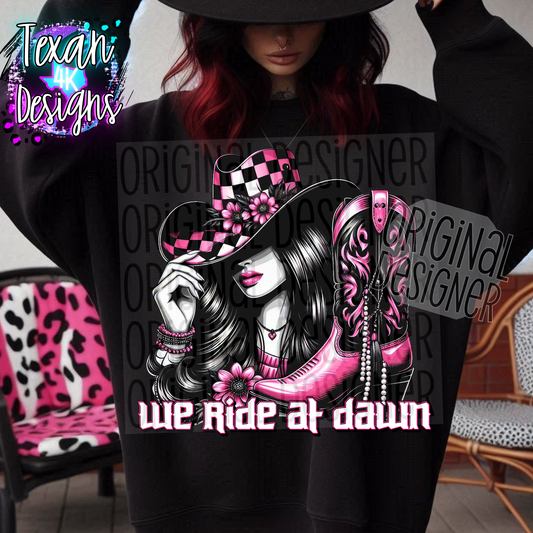 we ride at dawn - DIGITAL PNG