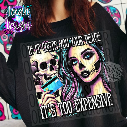 if it costs you your peace - DIGITAL PNG